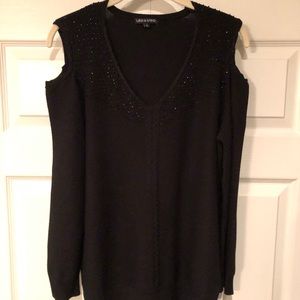 Women’s open shoulder sweater